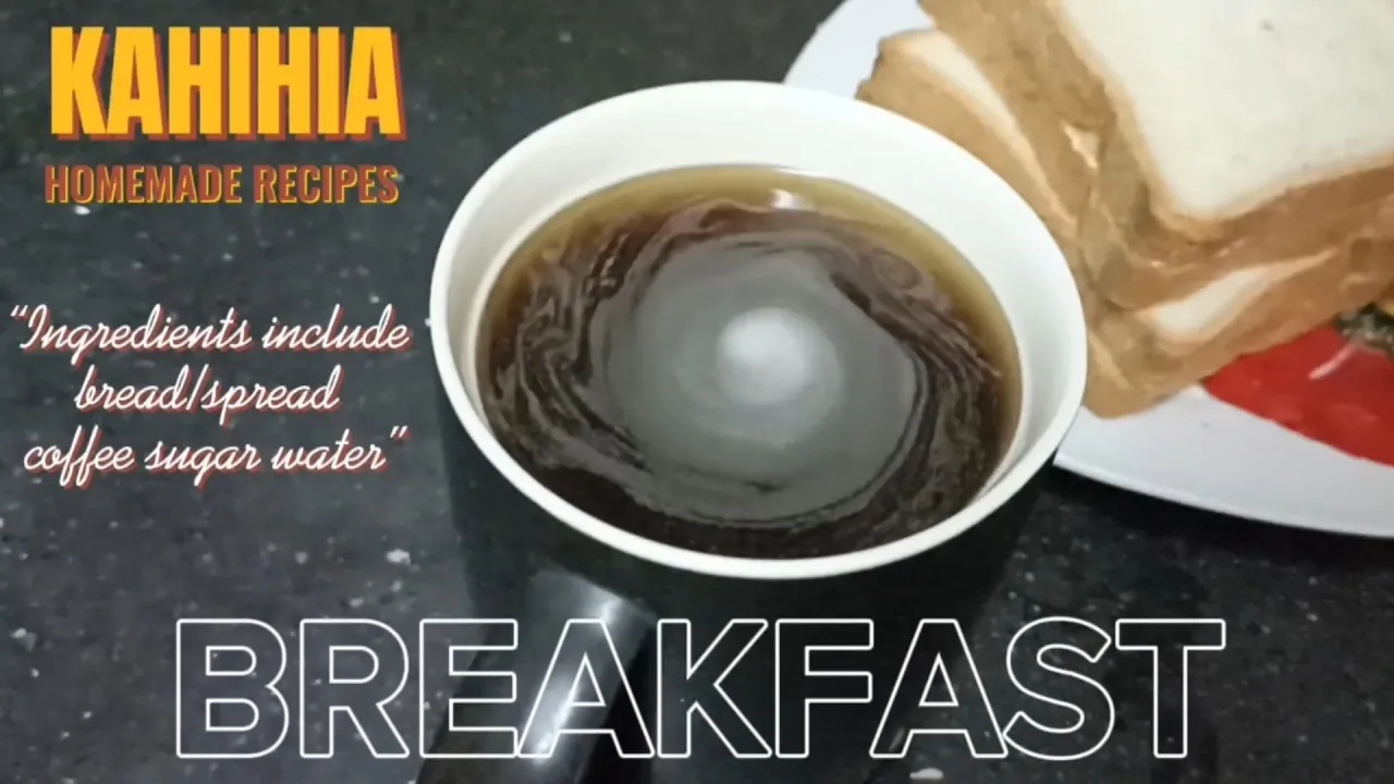 Black Coffee and Bread | Breakfast Rush