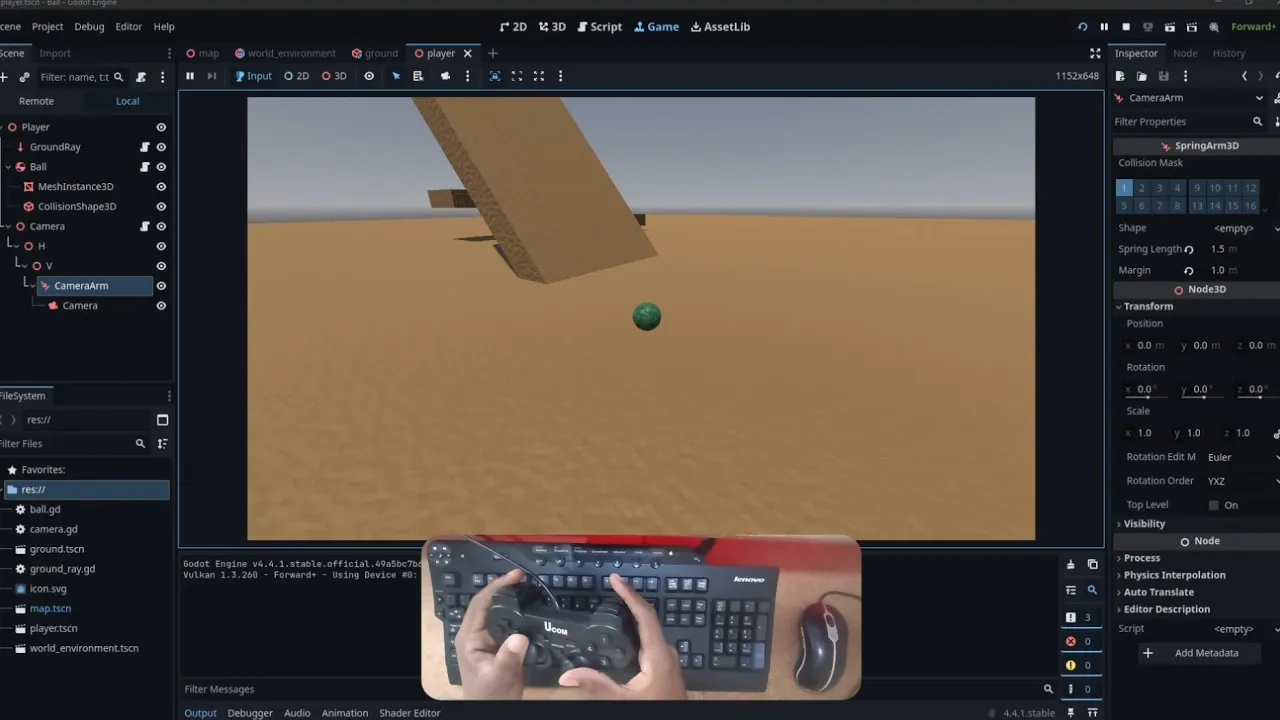 Adding Camera Zoom to my Godot 4 Marble Game (Part 3)