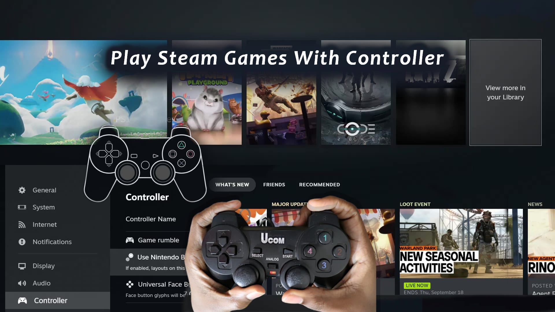Ucom Controller on Steam
